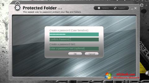Screenshot Protected Folder untuk Windows 10