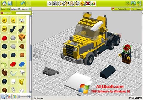 Screenshot LEGO Digital Designer untuk Windows 10