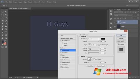 Screenshot Adobe Photoshop CC untuk Windows 10