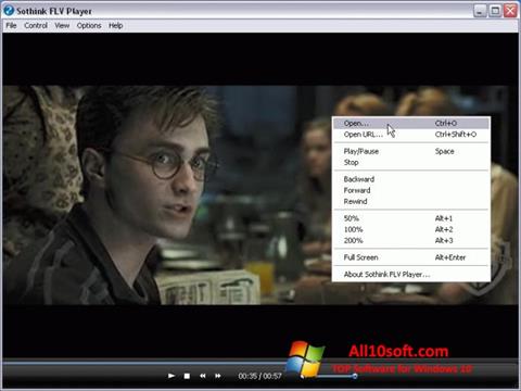 Screenshot FLV Player untuk Windows 10