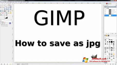 Screenshot GIMP untuk Windows 10