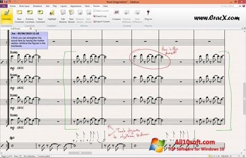 Screenshot Sibelius untuk Windows 10