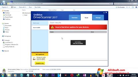 Screenshot DriverScanner untuk Windows 10