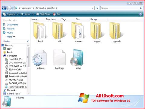 Screenshot Windows 7 USB DVD Download Tool untuk Windows 10