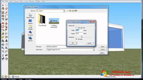 Screenshot SketchUp untuk Windows 10