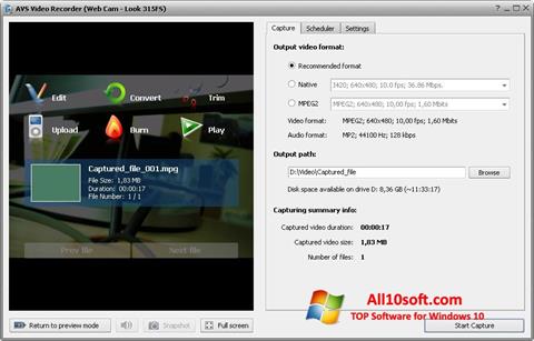 Screenshot AVS Video Recorder untuk Windows 10