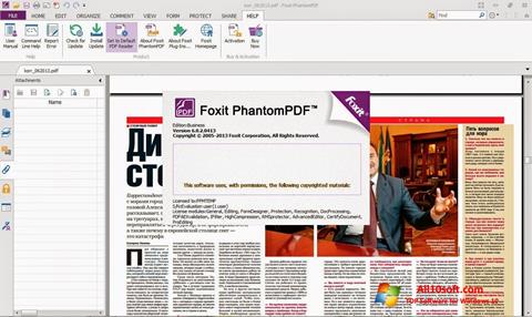 Screenshot Foxit Phantom untuk Windows 10
