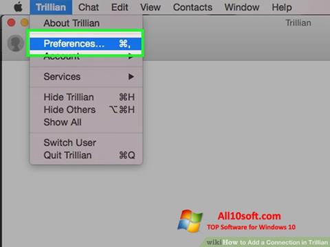Screenshot Trillian untuk Windows 10