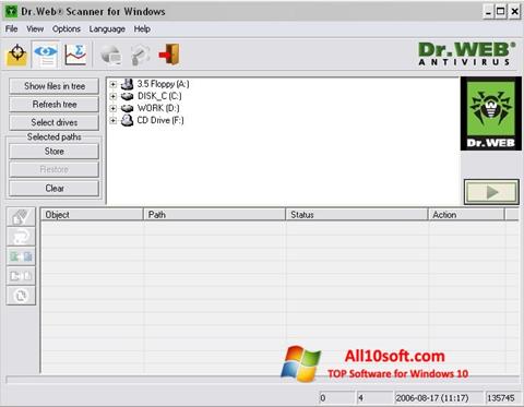 Screenshot Dr.Web untuk Windows 10