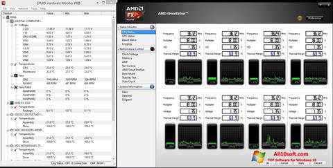 Screenshot AMD Overdrive untuk Windows 10