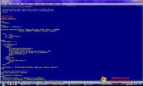 Screenshot Free Pascal untuk Windows 10