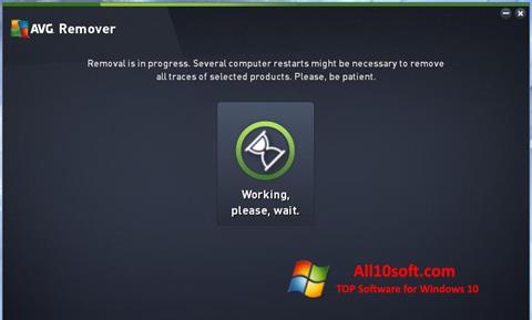 Screenshot AVG Remover untuk Windows 10