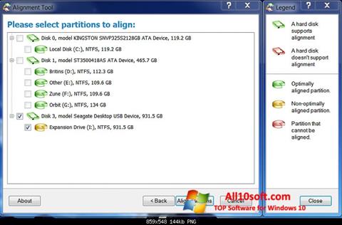 Screenshot Paragon Alignment Tool untuk Windows 10
