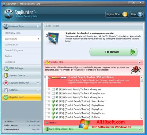 Screenshot SpyHunter untuk Windows 10