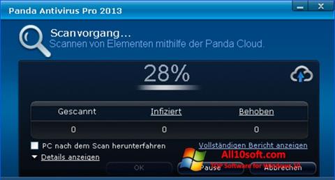 Screenshot Panda Antivirus Pro untuk Windows 10