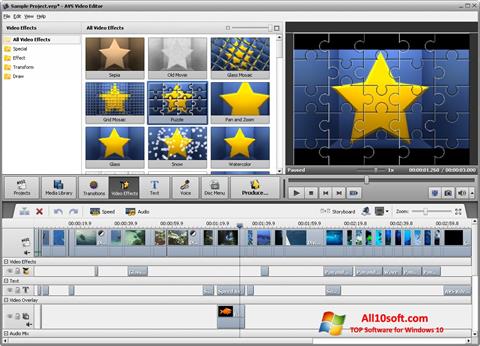 Screenshot AVS Video Editor untuk Windows 10