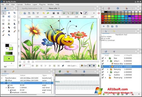 Screenshot Synfig Studio untuk Windows 10