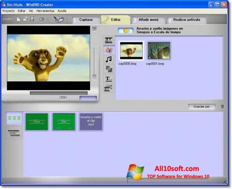 Screenshot WinDVD Creator untuk Windows 10