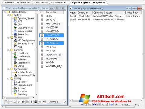 Screenshot Remote Administration Tool untuk Windows 10