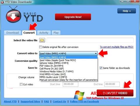 Screenshot YTD Video Downloader untuk Windows 10