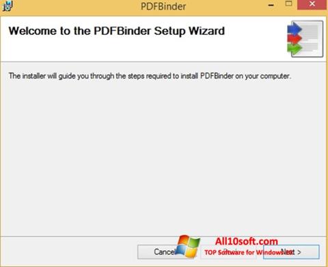 Screenshot PDFBinder untuk Windows 10