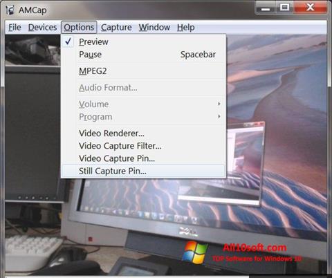 Screenshot AMCap untuk Windows 10