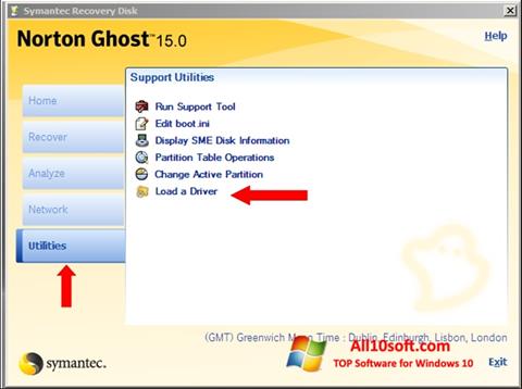 Screenshot Norton Ghost untuk Windows 10