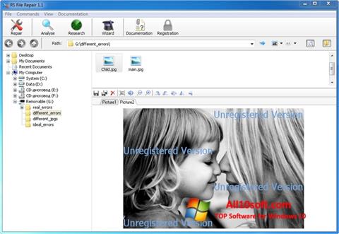 Screenshot File Repair untuk Windows 10