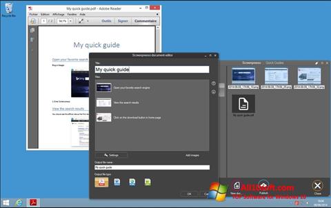 Screenshot Screenpresso untuk Windows 10