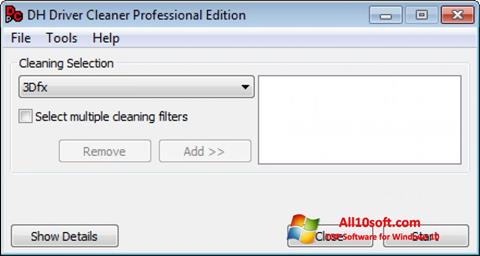 Screenshot Driver Cleaner untuk Windows 10