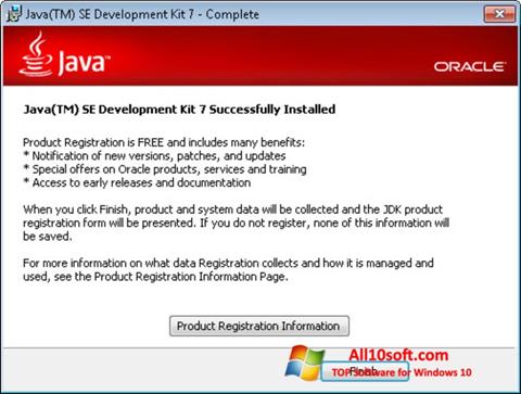 Screenshot Java untuk Windows 10