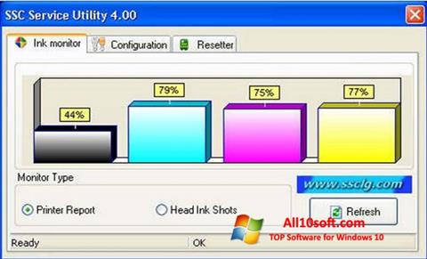 Screenshot SSC Service Utility untuk Windows 10