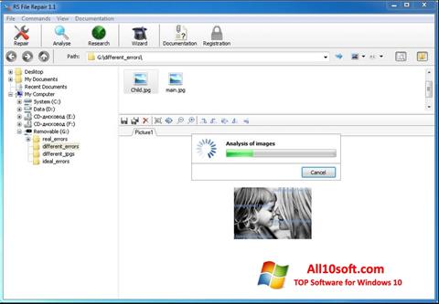 Screenshot RS File Recovery untuk Windows 10
