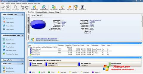 Screenshot Paragon Hard Disk Manager untuk Windows 10