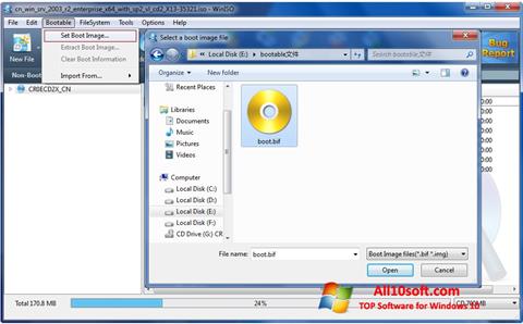 Screenshot WinISO untuk Windows 10