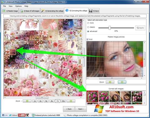 Screenshot Photo Collage Maker untuk Windows 10