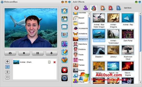 Screenshot WebcamMax untuk Windows 10