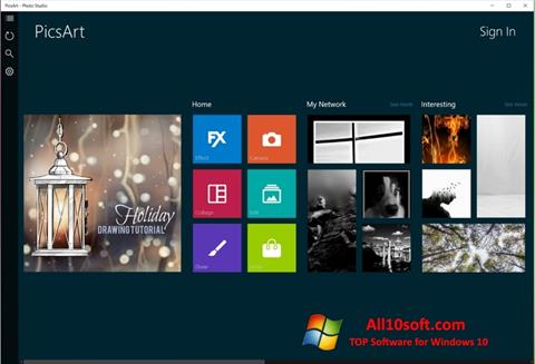 Screenshot PicsArt untuk Windows 10