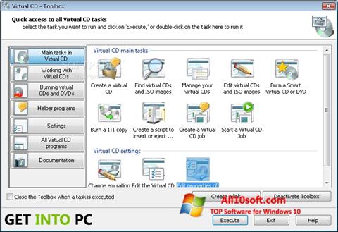 Screenshot Virtual CD untuk Windows 10