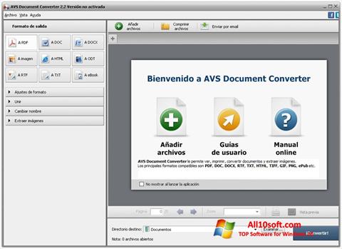 Screenshot AVS Document Converter untuk Windows 10