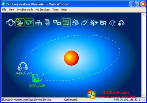 Screenshot BlueSoleil untuk Windows 10