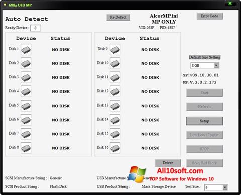 Screenshot AlcorMP untuk Windows 10