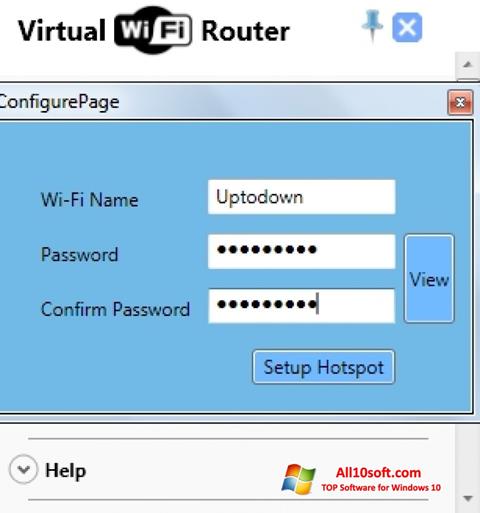 Screenshot Virtual WiFi Router untuk Windows 10
