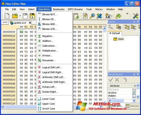 Screenshot Hex Editor Neo untuk Windows 10