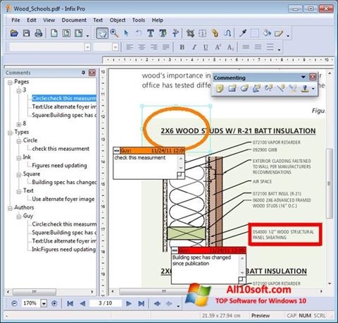 Screenshot Infix PDF Editor untuk Windows 10