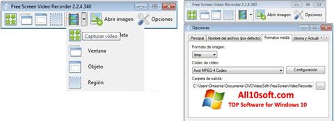 Screenshot Free Screen Video Recorder untuk Windows 10