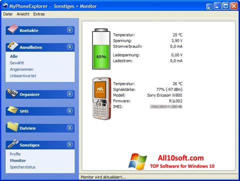 Screenshot MyPhoneExplorer untuk Windows 10