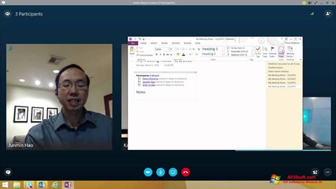 Screenshot Skype for Business untuk Windows 10