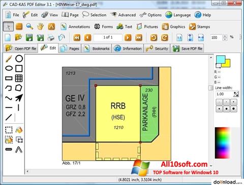 Screenshot PDF Reader untuk Windows 10