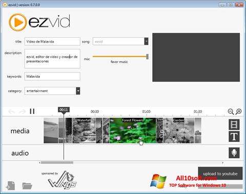 Screenshot Ezvid untuk Windows 10